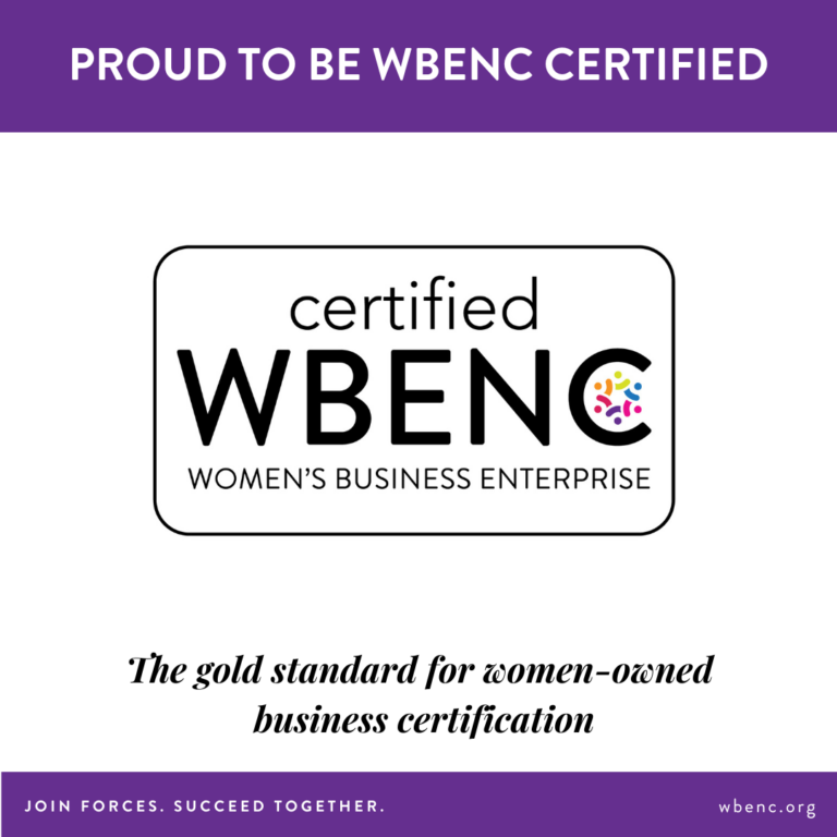 WBENC Women' s Business Enterprise certification badge